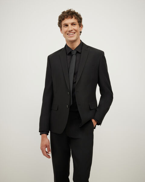 Tailored Jacket, Black, hi-res
